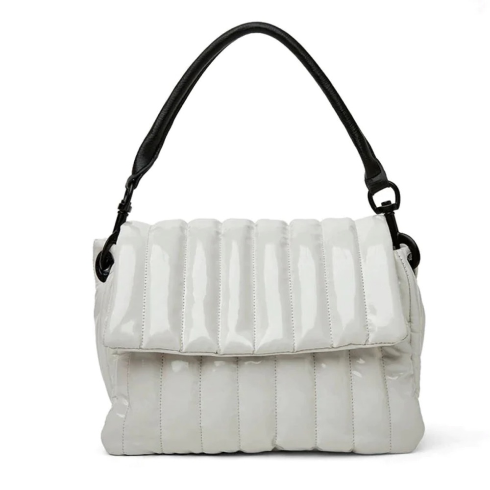 Think Royln Bar Bag Ivory Patent